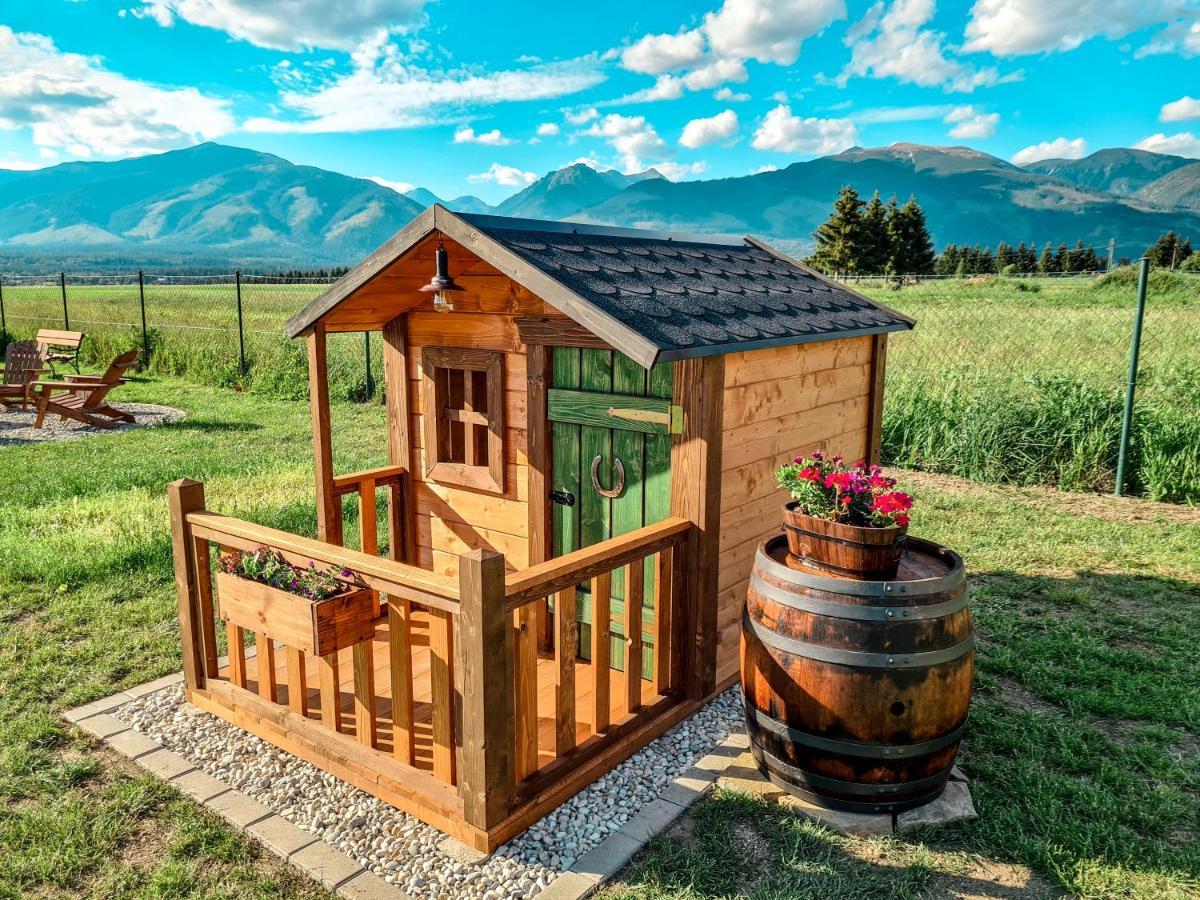 Liptovalley- mobilné domy s wellnessom Liptovská Kokava Esterno foto