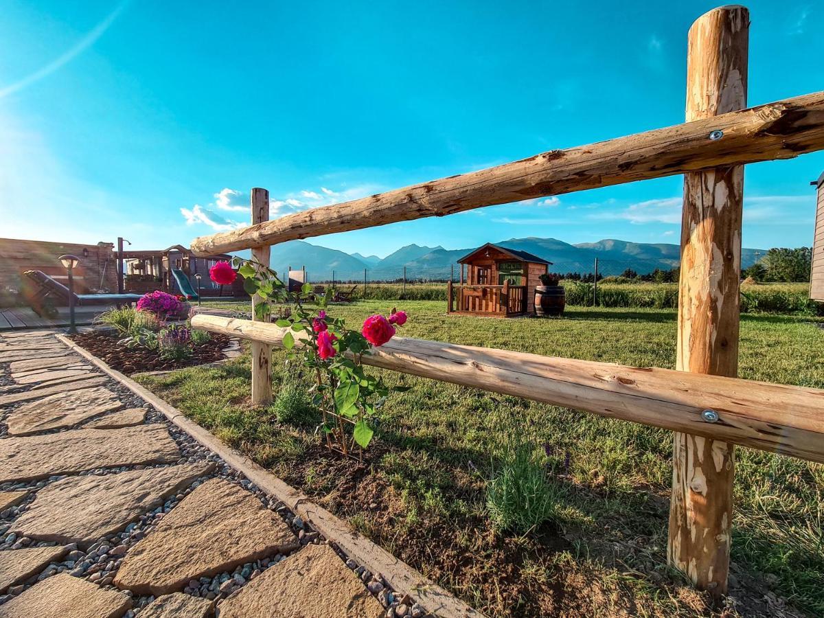 Liptovalley- mobilné domy s wellnessom Liptovská Kokava Esterno foto